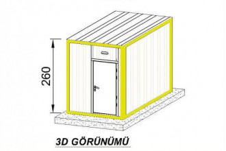 2x2 WC + Duş Konteyner  SA-116