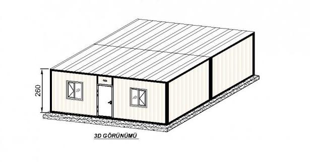 Tek Oda Prefabrik Ev SA-119